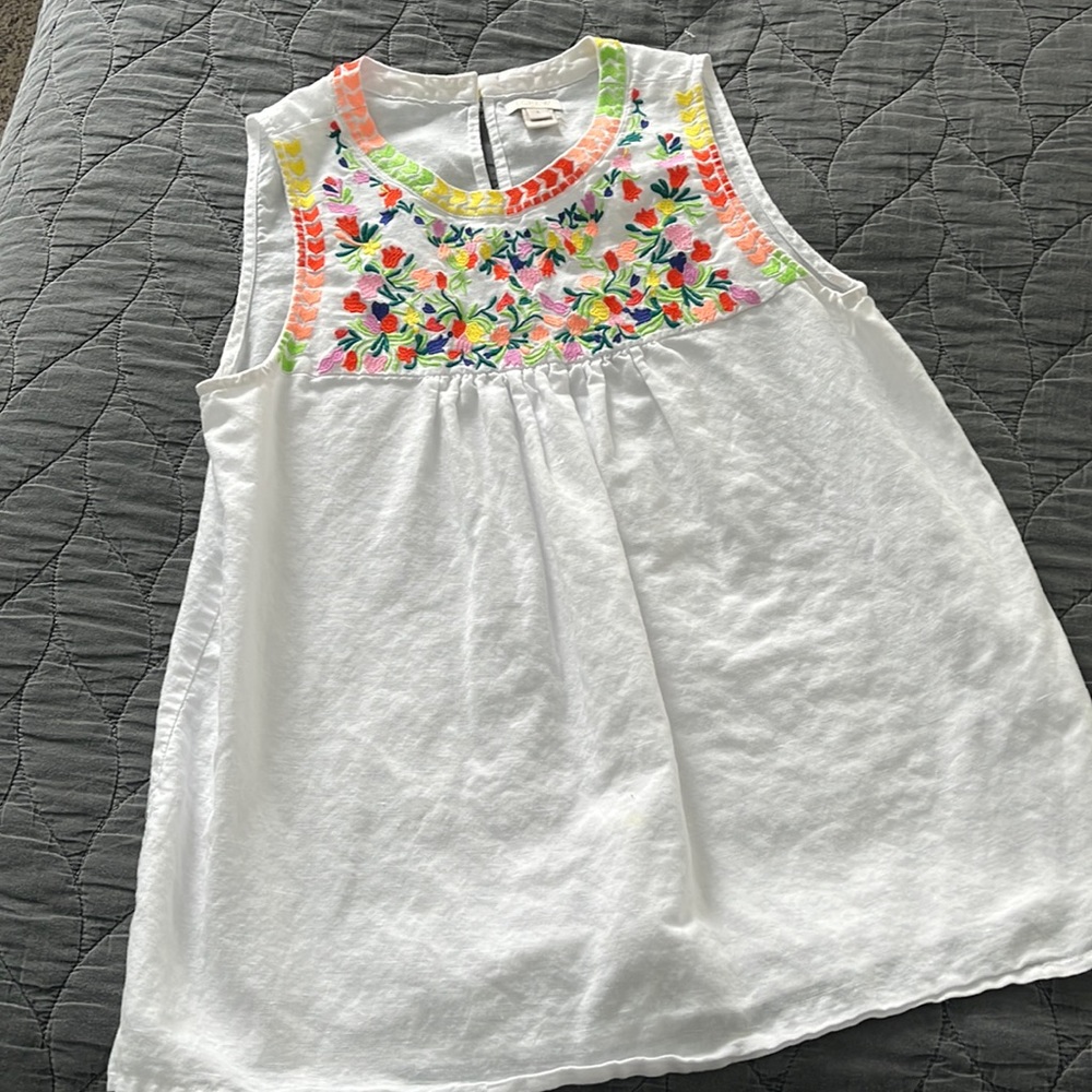 JCrew Factory floral tank